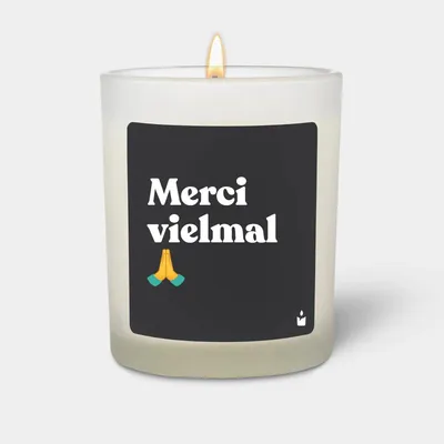 Produktbild von ChattyCandles Duftkerze Woody Merci vielmal