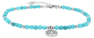 Produktbild von Akzent Damen Armband Faye "Faye" - Gliederkette - Edelstahl & Kunststoffperlen