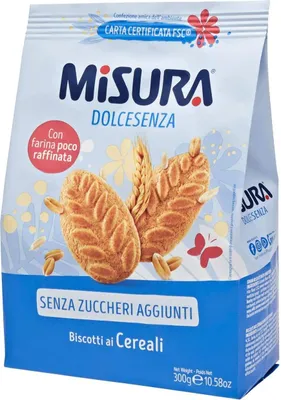 Produktbild von 3x Misura dolce senza biscotti ai cereali Müsli Kekse 300g biscuits cookies