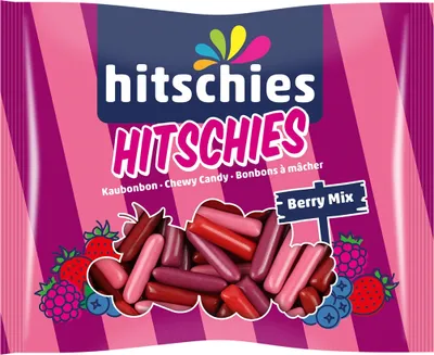 Produktbild von Hitschies Berry Mix ovocné žuvacie cukríky s príchuťou bobúľ 210g