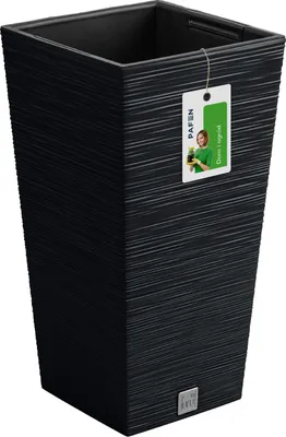 Produktbild von Blumentopf Pflanzkübel FURU Square Balkonkasten Blumenkübel Anthrazit 26,6 L