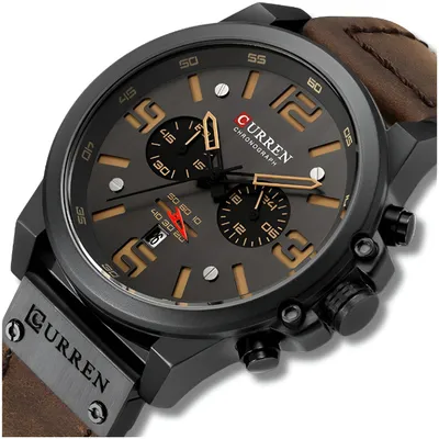 Image de Montre Homme Curren Classic Elegant Chronograph Date Watch 6 Colors