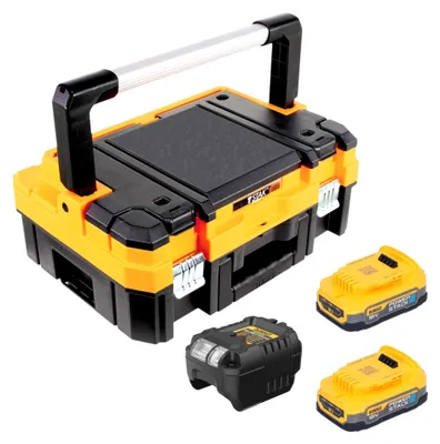 Image de Batterie DeWalt DCBP 034 Powerstack 18 V 1,7 Ah / 1700 mAh XR Lithium-ion - avec indicateur de niveau de charge