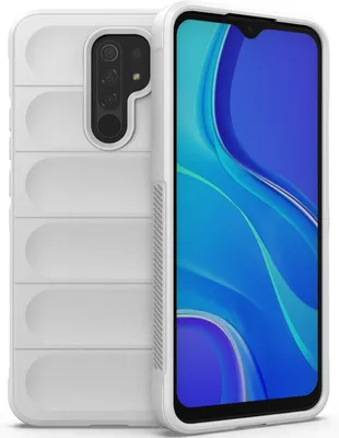 Produktbild von Redmi 9 Hülle, Weich TPU Silikon Stossfest Anti-rutsch Schutzhülle für Xiaomi Redmi 9 Weiß