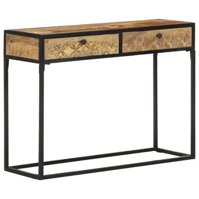 Produktbild von Cloris Designermöbel Konsolentisch 100x35x75 cm Mango Massivholz 2024 Neu