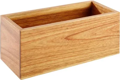 Produktbild von APS 11625 Table Caddy, Akazienholz, 23 x 10 cm, Höhe 10 cm, Innenmaße 21,5 x 8 cm