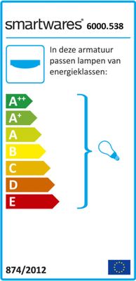 Smartwares Deckenleuchte 30x30x10 cm Schwarz