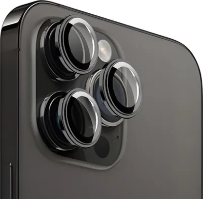 Produktbild von Mobile Origin Schutzfolien für die Kamera, schwarz - für iPhone 14 Pro / 14 Pro Max