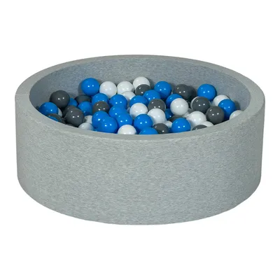 Produktbild von Bällebad Spielplatz + 300 Bälle weiß, blau, grau