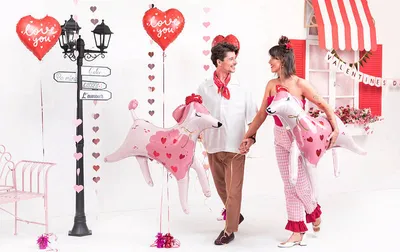 Produktbild von Herz-Folienballon Ich liebe dich 45cm
