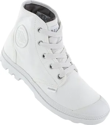 Produktbild von Palladium Pampa Hi Frauen Vegane Schnürung Le wand Stiefelette Weiß – undefined / Weiß