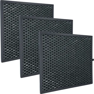 Produktbild von vhbw 3x Aktivkohlefilter Ersatz für Sharp FZ-F30DFE für Luftreiniger - Luftfilter Schwarz