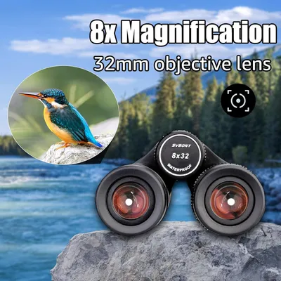 Immagine prodotto di Binocolo - Telescopio - Binocolo - Telescopio di avvistamento - Telescopio - Ingrandimento 8x32 - Corpo in magnesio