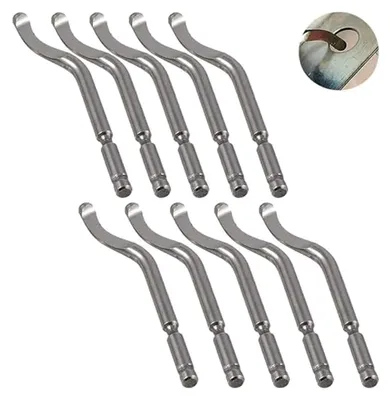 Produktbild von Entgrater Klingen Set 10 Stück I Hand Entgratwerkzeug Klingen für Metall 3D Druck, Stahl Aluminium Kupfer Kunststoff & Edelstahl
