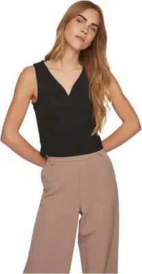 Image de Vila Kia blouse sans manches Noir M Femme Noir M