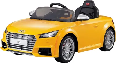 Produktbild von Rastar - Ride-On Elektroauto für Kinder - Audi TTS Roadster (gelb) fahrbar Spielzeugauto