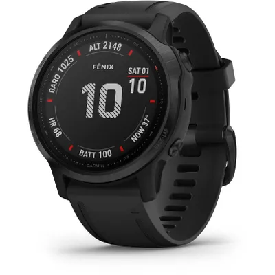 Image de Montre connectée Garmin fenix 6S PRO noire 010-02159-14