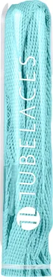 Produktbild von Tubelaces Herren Schnürsenkel White Flat 120cm, Größe:ONESIZE, Farben:ice blue