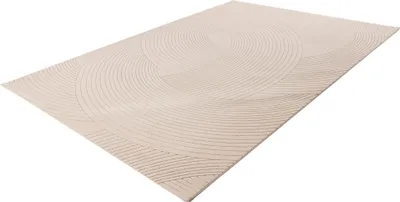 Produktbild von Batucci Napoli Japandi Stil Vloerkleed 200x290 cm Taupe 3D Effekt Minimalistisch Teppich