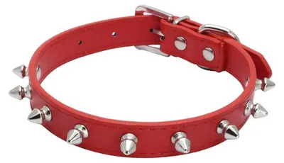 Obrázek produktu pro Verk 19371 Obojek s ostny 60 x 3,2 cm, červená