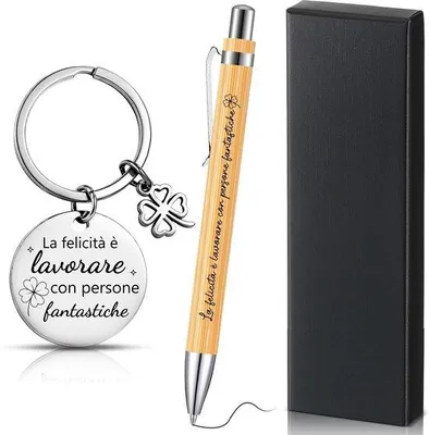 Image de Coffret cadeau pour le bureau, en acier inoxydable et en bois - Une boîte cadeau attrayante