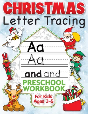 Produktbild von Christmas Letter Tracing Preschool Workbook for Kids Ages 3-5