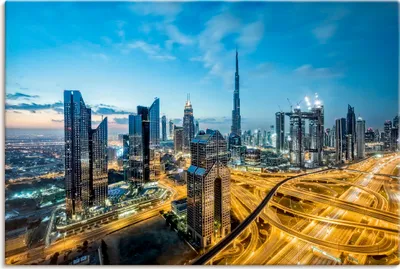 Produktbild von ARTland Leinwandbild Dubai Größe: 90x60 cm