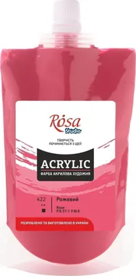Obrázok produktu pre Rosa Studio Akrylová farba Rose (422) 200 ml 1 ks