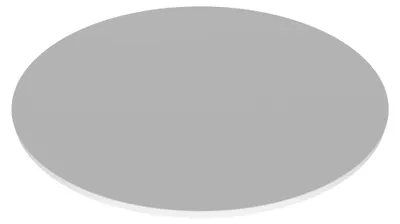 Image de Artù - Tablette pour table de salle à manger ronde ⌀ 120 cm en bois stratifié-blanc