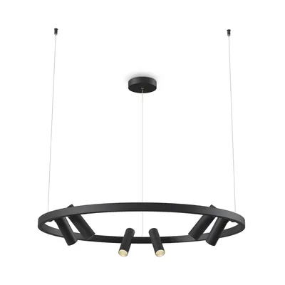 Produktbild von Maytoni Satellite Pendelleuchte MOD102PL-L42B LED, Schwarz, aus Metall und Acryl, 3000K, 3800lm