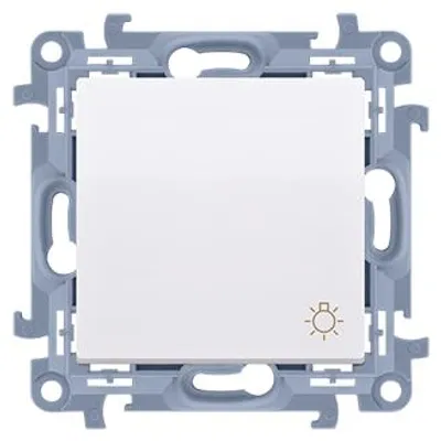Image de Bouton d'éclairage blanc SIMON 10