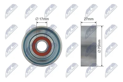 Produktbild von NTY RNK-NS-037 Spannrolle Keilrippenriemen 70mm für NISSAN JUKE (F15)