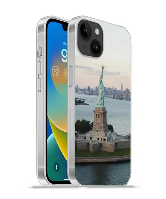 Produktbild von MuchoWow® Handyhülle Schutzhülle Hülle für Apple iPhone 14 Plus - Soft case New York - Freiheitsstatue - Amerika Silikon Softcase Handy Hülle - Abbildung