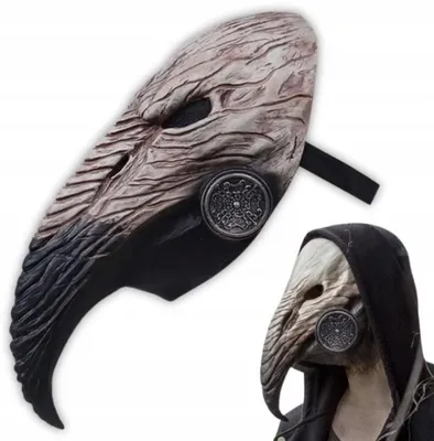 Immagine prodotto di Maschera a becco Maschera da corvo Perfetta per Halloween Maschera horror Costume di Halloween