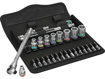 Produktbild von Wera 8100 SA 10 Zyklop Knarrensa Durchsteckvierk.,1/4 ,zöllig