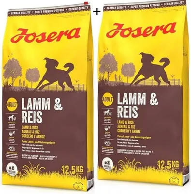 Produktbild von JOSERA Lamm & Reis (2 x 12,5 kg) Premium Trockenfutter für ausgewachsene Hunde