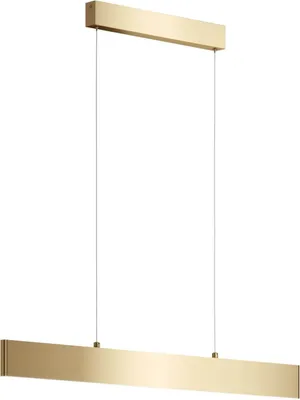 Produktbild von Maytoni Step LED Pendelleuchte, Hängeleuchte 23W Gold-Farbe 3000K Warmweiss