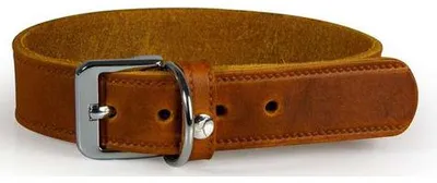 Produktbild von Das Lederband Hundehalsband Weinheim Maroon, Länge: 37 cm
