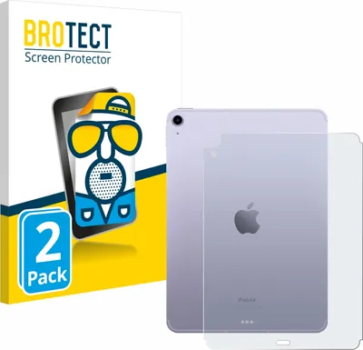 Produktbild von 2x BROTECT Schutzfolie für Apple iPad Air 5 WiFi 2022 (Rückseite, 5. Gen.) Displayschutz Displayschutzfolie Folie Matt Entspiegelungsfolie