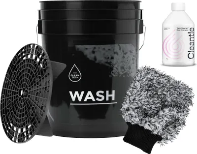 Produktbild von Wascheimer 20Lmit Schmutzsieb und Waschhandschuh und 1L Autoshampoo-Konzentrat