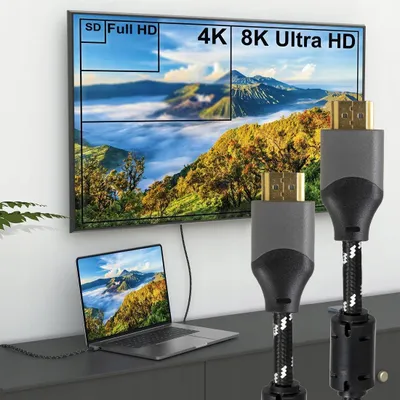 Obrázek produktu pro Vayox Kabel HDMI 2.0 4K 5m Nylonový Pozlacené konektory