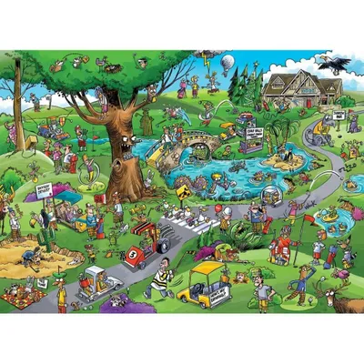 Produktbild von Verrückter Golfplatz 1000 Teile