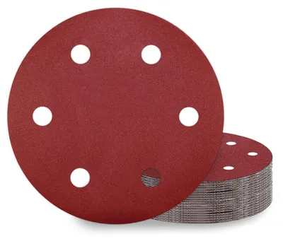 Produktbild von Schleifpapier 225mm Klett 25 Stück 6 Loch Körnung P240 für Trockenbauschleifer