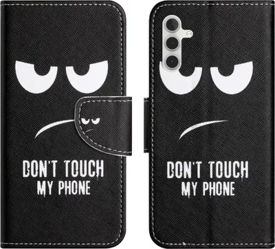 Produktbild von Samsung Galaxy A55 Hülle - Coverup Klapphülle - Don't Touch