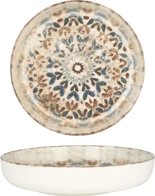 Zdjęcie produktu dla Talerz głęboki Rinart - Aztec - Porcelana - 19 cm (500cc)