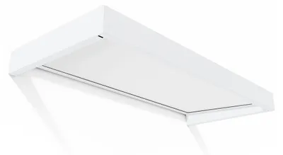 Produktbild von Palram - Canopia Metall Vordach Sophia Opal 2150 Weiß 215x95x17 cm
