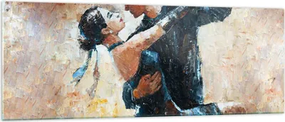 Produktbild von Bilder auf glas - tanzen sie - 140x50cm - Glasbilder - Wandbilder - Bilder - Kunstdruck - zum Aufhängen bereit - Wanddekoration aus Glas - Glas Bilder - Wandbild auf Glas - Einteilig - GAB140x50-3773