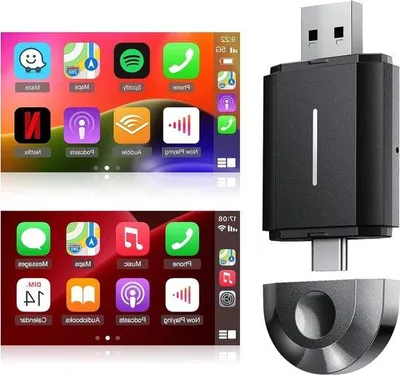 Obrázek produktu pro Adaptér CarPlay Plug Play – bezdrátový dongle pro připojení k autu s konektorem Type-C