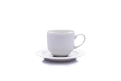 Zdjęcie produktu dla Filiżanka i spodek do kawy Thun 1794, czeska porcelana, 165 ml, Opal, biały, Thun