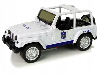 Obrázek produktu pro Terénní auto Policejní auto bílé